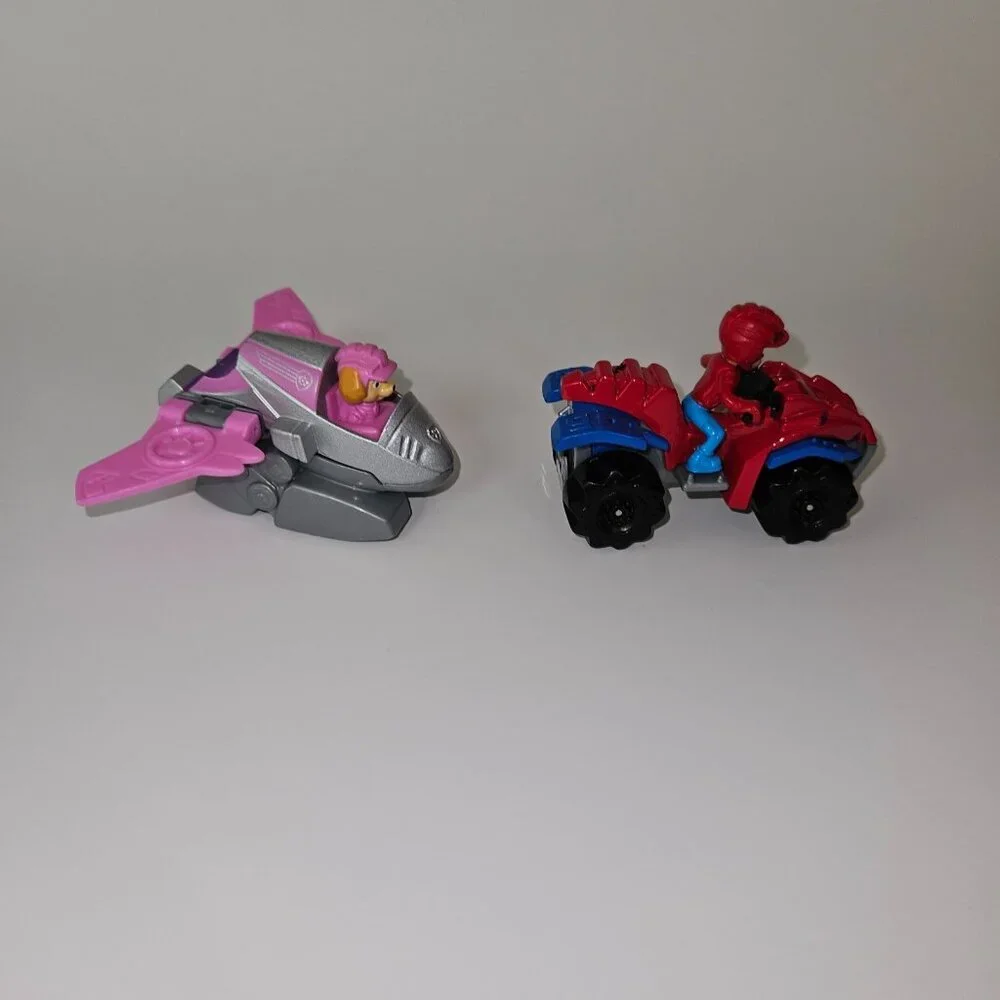 PAW Patrol Vehicle Lot Ryder Chase Skye Jet Dino Rescue Diecast/Plastic